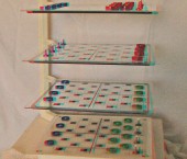 3D Checkers for 3 Person - use 3D red/cyan glasses 3D Checkers for 3 Person - use 3D red/cyan glasses