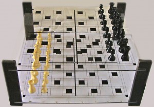 3D Chess see through boards 7/8 percent clear