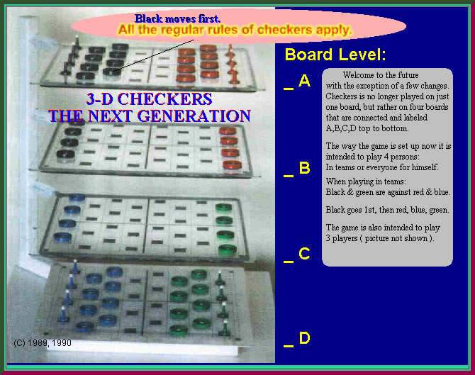 3-D Checkers The Next Generation