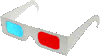 Red/Cyan 3D Glasses